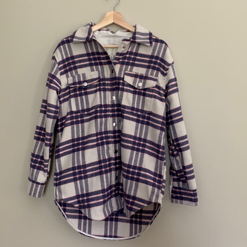 Joie Boyfriend Plaid Shacket